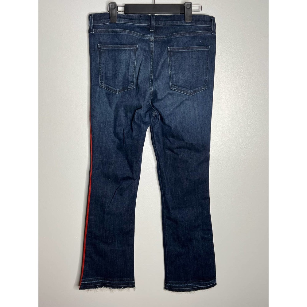Veronica Beard Carolyn 10" Baby Boot Jeans Size 30 - Mid Rise Medium Wash Blue - Picture 10 of 14